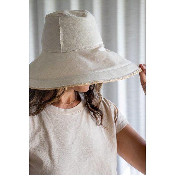 Everything But Water Lola Hat - Elegant Cream Wide-Brim Hat. Brand new! - Picture 13 of 13